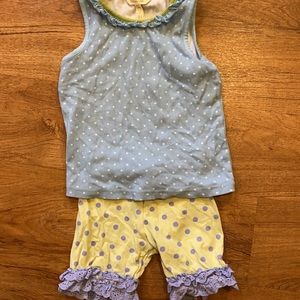 Matilda Jane Tank & Shortie Outfit Size 4